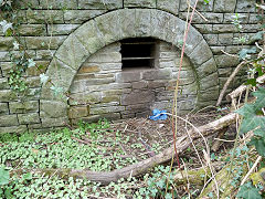 
Cwm-y-Glo Colliery tramway tunnel under Newport Road, April 2012