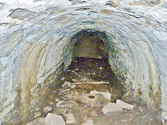 
Cwm-y-Glo Colliery tramway tunnel under Newport Road, April 2012