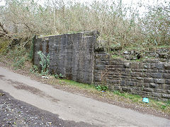 
Navigation Street bridge under the colliery sidings at ST 1810 8921, Bedwas, April 2012