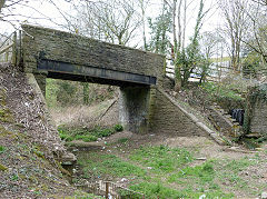 
Rectory Road bridge at ST 1718 8928, Bedwas, April 2012