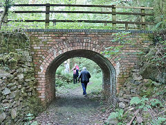 
Rebuilt tramway bridge in the Warren, Caerphilly, May 2026