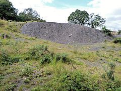 
Gellideg Colliery lower level tips, Maes-y-cwmmer, August 2011