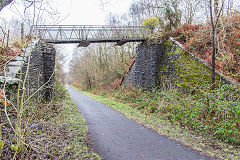 
BMR Woollen Mill footbridge, January 2015