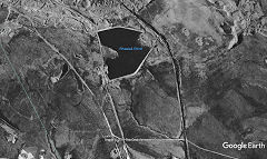
Rhaslas Reservoir aerial view, 1945, © Photo courtesy of Google Earth