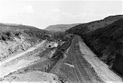 
The top of Clydach Gorge and the building of the first A465, Brynmawr, © Photo courtesy of  unknown source