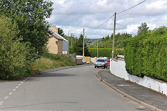 
Blaenavon Stone Road looking West, Waunllapria, July 2020