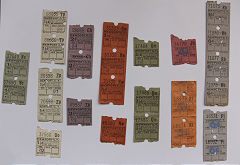 
Newport Corporaton Transport bus tickets from the 1960s