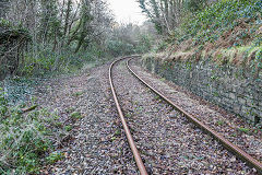 
Brecon and Merthyr Railway through Bassaleg, January 2016