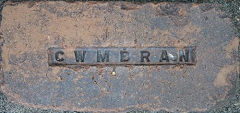 
'Cwmbran' possibly an unbranded mark from 'Star' indicating Llantarnam brickworks, Cwmbran, © Photo courtesy of Lawrence Skuse