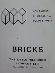 
Little Mill Brickworks advert, date not known