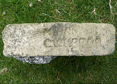 
'H Parfit Cwmbran' with 1 'T', from Upper Cwmbran brickworks