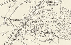 
Little Mill brickworks, 1899, © Crown Copyright reserved