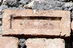 
'Oak Brick Co Pontypool', type 1a, slightly different letter 'O' , from the Oak brickworks