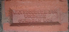 
'W J Scourse and Son Woodside Cwmbran Mon' from Woodside brickworks