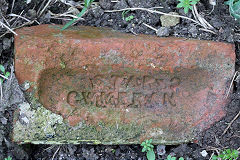 
'Star Cwmbran' with a double imprint from Llantarnam brickworks, Cwmbran, © Photo courtesy of Lawrence Skuse