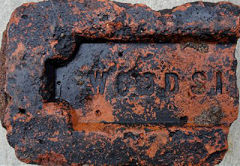 
'Woodside' with'Cwmbran' on reverse from Woodside Brickworks