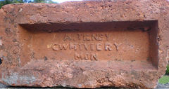 
'A Tilney Cwmtylery Mon', from Woodland brickworks, Cwmtillery © Photo courtesy of Richard Paterson