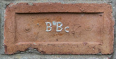 
'BB Co', type 1, from Beaufort Brickworks, 