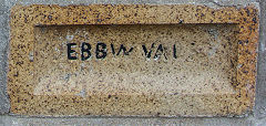 
'Ebbw Vale' single line type 1, from Ebbw Vale Brickworks