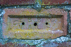 
'Ebbw Vale', with 3 holes type 2, from Ebbw Vale Brickworks