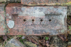 
'Ebbw Vale', with 4 holes, from Ebbw Vale Brickworks