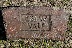 
'Ebbw Vale', on a curved brick