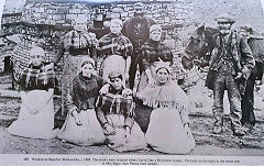 
The original Beaufort Brickworks workers c1889,  © Photo courtesy of Beaufort Hills Welfare Community Hall and others

