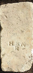 
'H & N R' possibly an unknown partnership of 'H' and 'Nicholas', c1845, © Photo courtesy of Lawrence Skuse