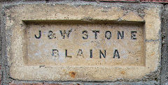 
'J&W Stone Blaina', one of the Blaina brickworks, Mon