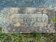 
'Cwmtylery', on the reverse of the 'Wallace' brick, from Woodland brickworks, Cwmtillery, © Photo courtesy of Ian Pickford