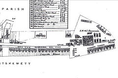 
A plan of Sudbrook brickyard dated 1884