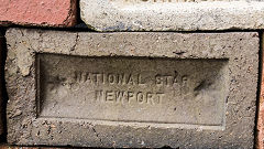 
'National Star Newport'. no identifying letter so from one of the Star Brickworks, © Photo courtesy of Mike Stokes