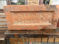 
'Star Brick Co Newport Mon', with large lettering from one of the Star Brickworks, © Photo courtesy of Jan Latusek