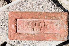 
'STAR Eng', an engineering brick from one of the Star Brickworks