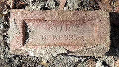 
'Star Newport', with reversed 'S' and 'N' from one of the Star Brickworks, © Photo courtesy of  Lawrence Skuse