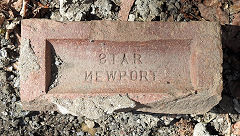 
'Star Newport', with reversed 'S' and 'N' from one of the Star Brickworks, © Photo courtesy of  Lawrence Skuse