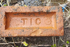 
'TIC' with wider letter spacing, Tredegar Iron Co, © Photo courtesy of Mike Hopkins