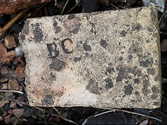 
'BC', possibly for 'Bryn Coch', found at Nantgarw China Works