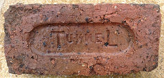 
'Tunnel' type 5 with reversed 'N's from Tunnel Brickworks, Swansea, © Photo courtesy of 'Old Bricks' and Robert Jones