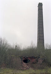 
The Eclipse brickworks kiln, Horeb, Llanelly, Carmarthenshire, April 1995, © Photo courtesy of Mike Stokes