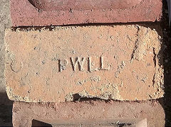 
'Pwll' with the 'P' in a small font, from Pwll Coal & Brick Co Ltd, Llanelly, © Photo courtesy of David Mason