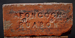 
'Afongoch Ruabon' probably from the Tatham Brickworks, Ruabon, Denbighshire, © Photo courtesy of Henry Lisowski