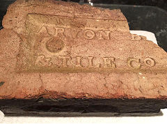 
'Arvon Brick & Tile Co Ltd' from Peblig Brickworks  © Photo courtesy of Katie Lench