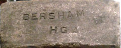 
'Bersham HGA'probably from one of the Wrexham brickworks, Denbighshire, © Photo courtesy of Paul Davies and 'Old Bricks'