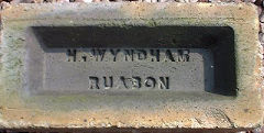 
'H Wyndham Ruabon' from Delph Brick and Fireclay Works, © Photo courtesy of David Kitching and 'Old Bricks'