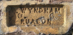 
'H Wyndham Ruabon' from Delph Brick and Fireclay Works, © Photo courtesy of Jonathan and 'Old Bricks'