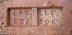 
'Powells Ruabon' from Powells brickworks, Llwyneinion, Rhos, Denbighshire © Photo courtesy of Andrew Connolly and 'Old Bricks'