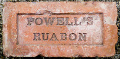 
'Powells Ruabon' from Powells brickworks, Llwyneinion, Rhos, Denbighshire © Photo courtesy of David Kitching and 'Old Bricks'