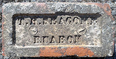 
'T H Seacome Ruabon' from Delph Brick and Fireclay Works, © Photo courtesy of Frank Lawson and 'Old Bricks'