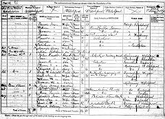 
Welshpool Brickworks census records, c1881, © Photo courtesy of Denis Ayers and the Scottish Pottery Society